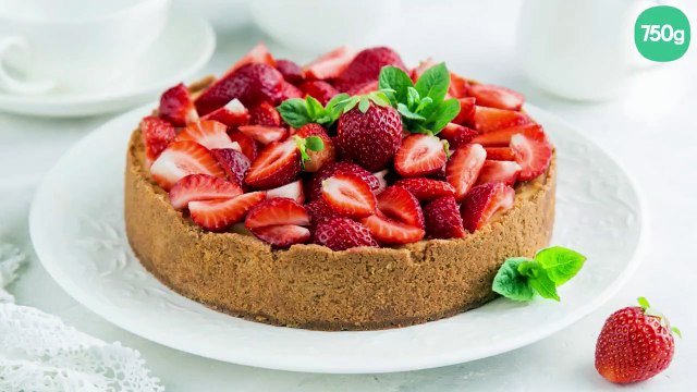 Cheesecake aux fraises maison