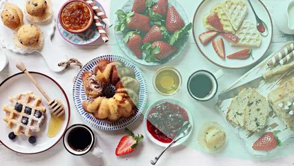 Nids de crêpes aux fruits et au chocolat