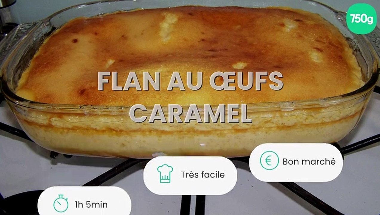 Flan au œufs caramel