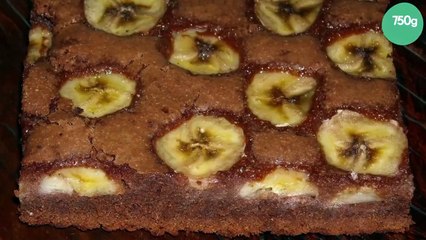 Fondant choco-banane maison