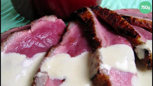 Filet de canard sauce au foie gras