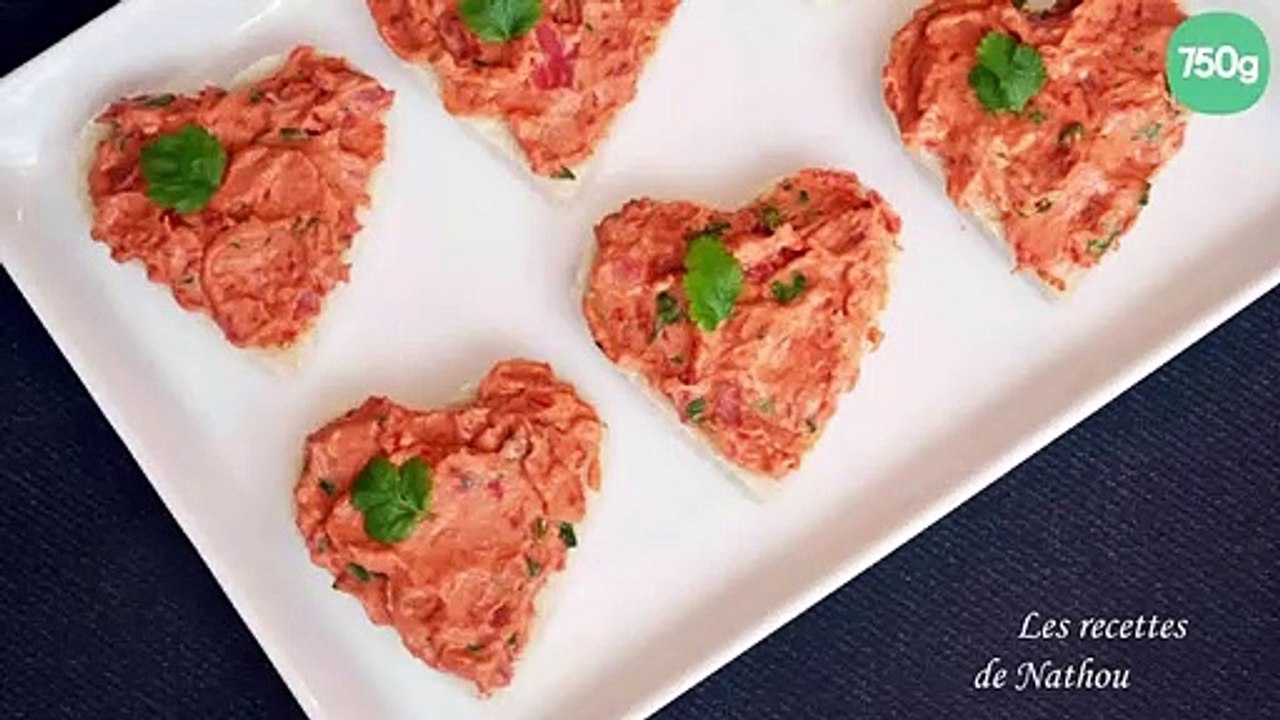 Petits toasts aux rillettes de chorizo