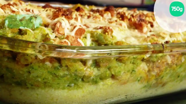Gratin de légumes sur lit de semoule