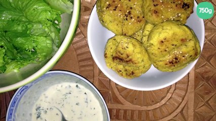 Falafel et tahini sans gluten ni lait