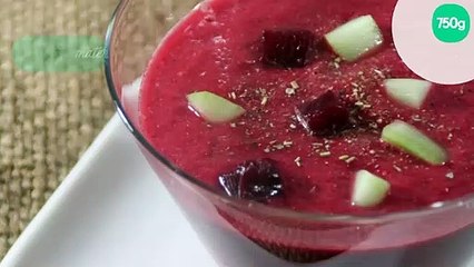 Gaspacho de betterave rouge