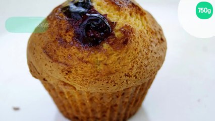 Muffins au cœur de myrtilles