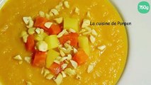 Soupe au panais, carotte et céleri rave