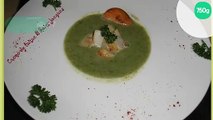 Crème de laitue et Saint-Jacques