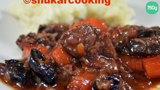 Joues de bœuf aux pruneaux