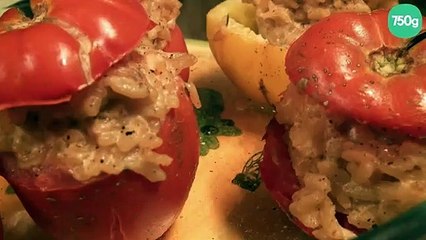 Tomates farcies au Risotto