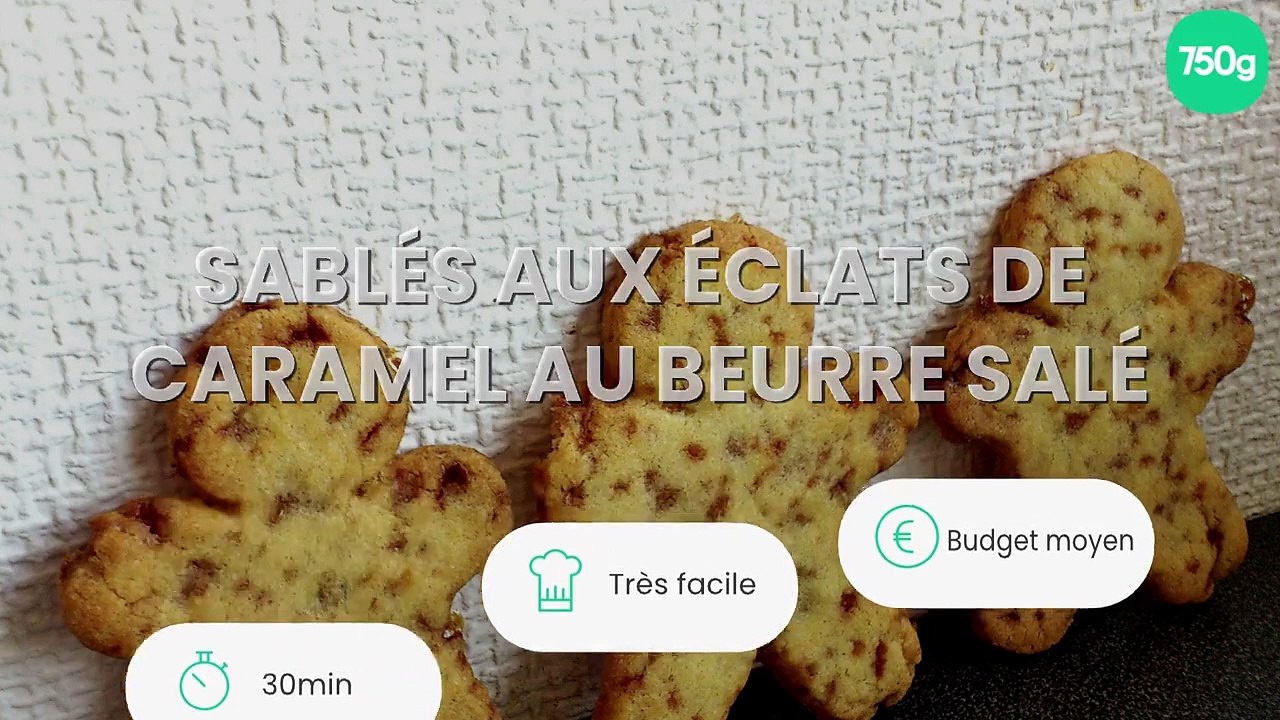 Sablés aux éclats de caramel au beurre salé