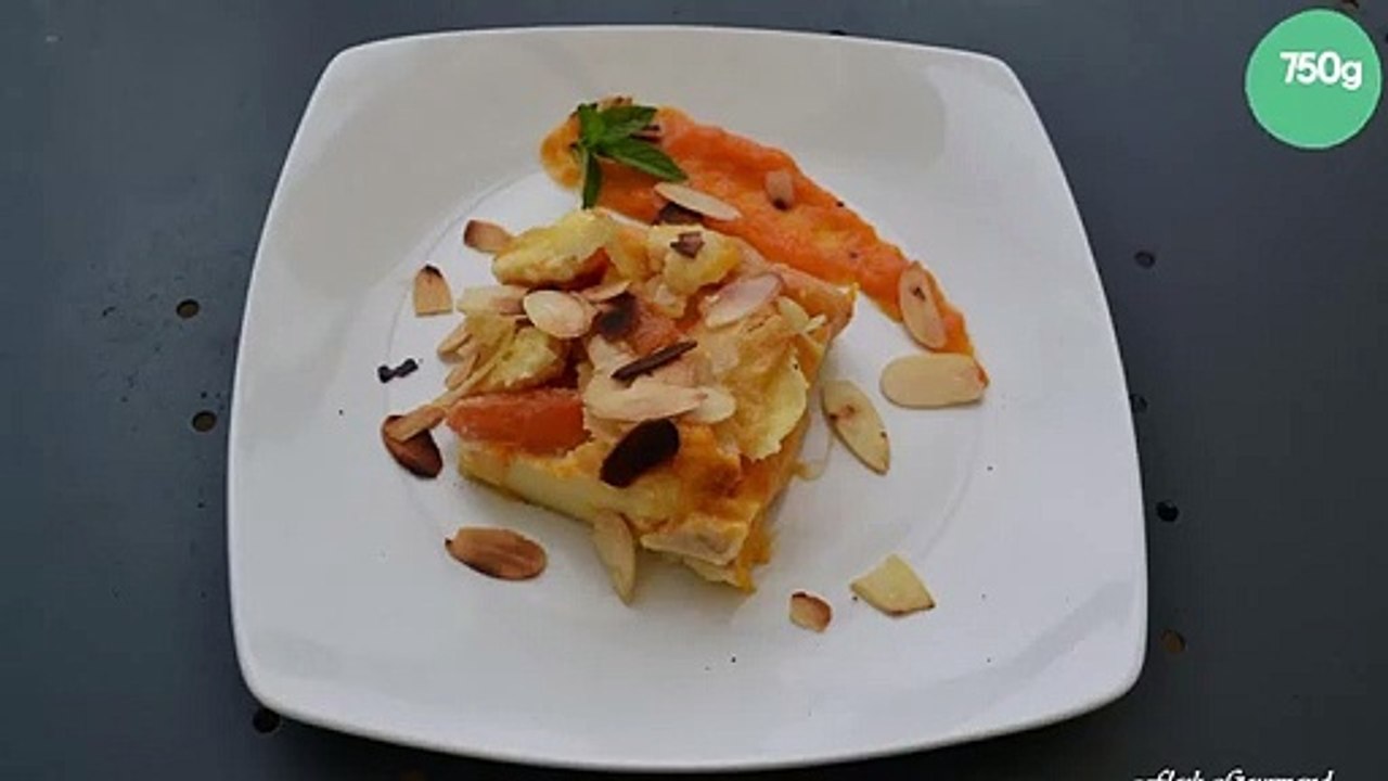 Clafoutis aux abricots & aux amandes