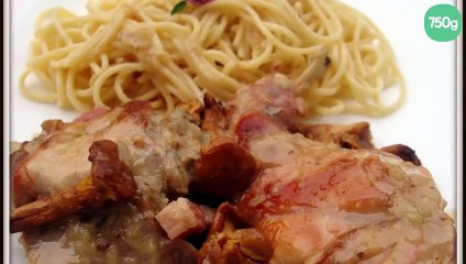Lapin aux girolles