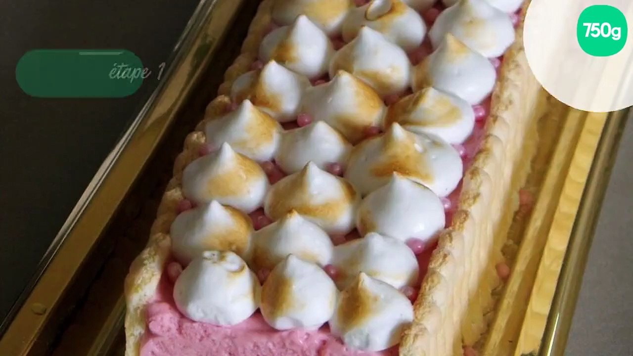 Bûche framboise
