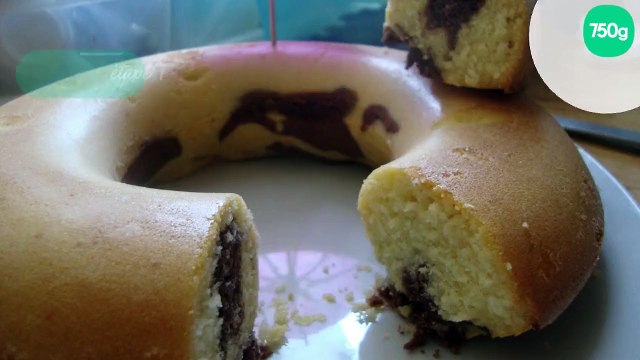 Quatre-quarts au nesquick et aux pépites de chocolat