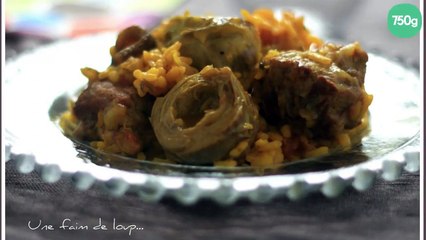 Riz à l'espagnole traditionnel