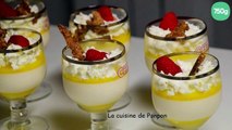 Panna cotta à la mangue et lait de coco