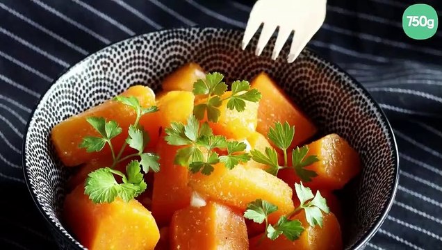 Carottes à la marocaine au four combiné vapeur