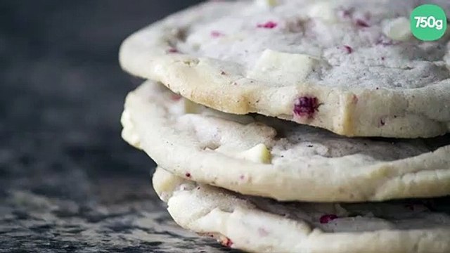 Cookies au chocolat blanc et aux cranberries