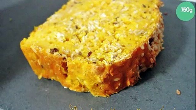Pain de carottes aux flocons d'avoine