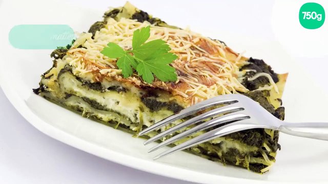 Gratin d'épinards et ravioles au fromage à la crème Elle & Vire