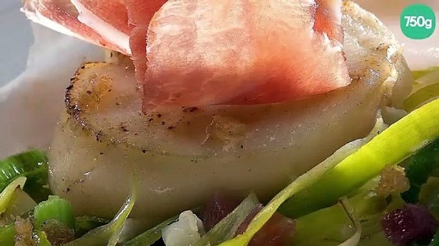 Coquilles Saint-Jacques au jambon Serrano