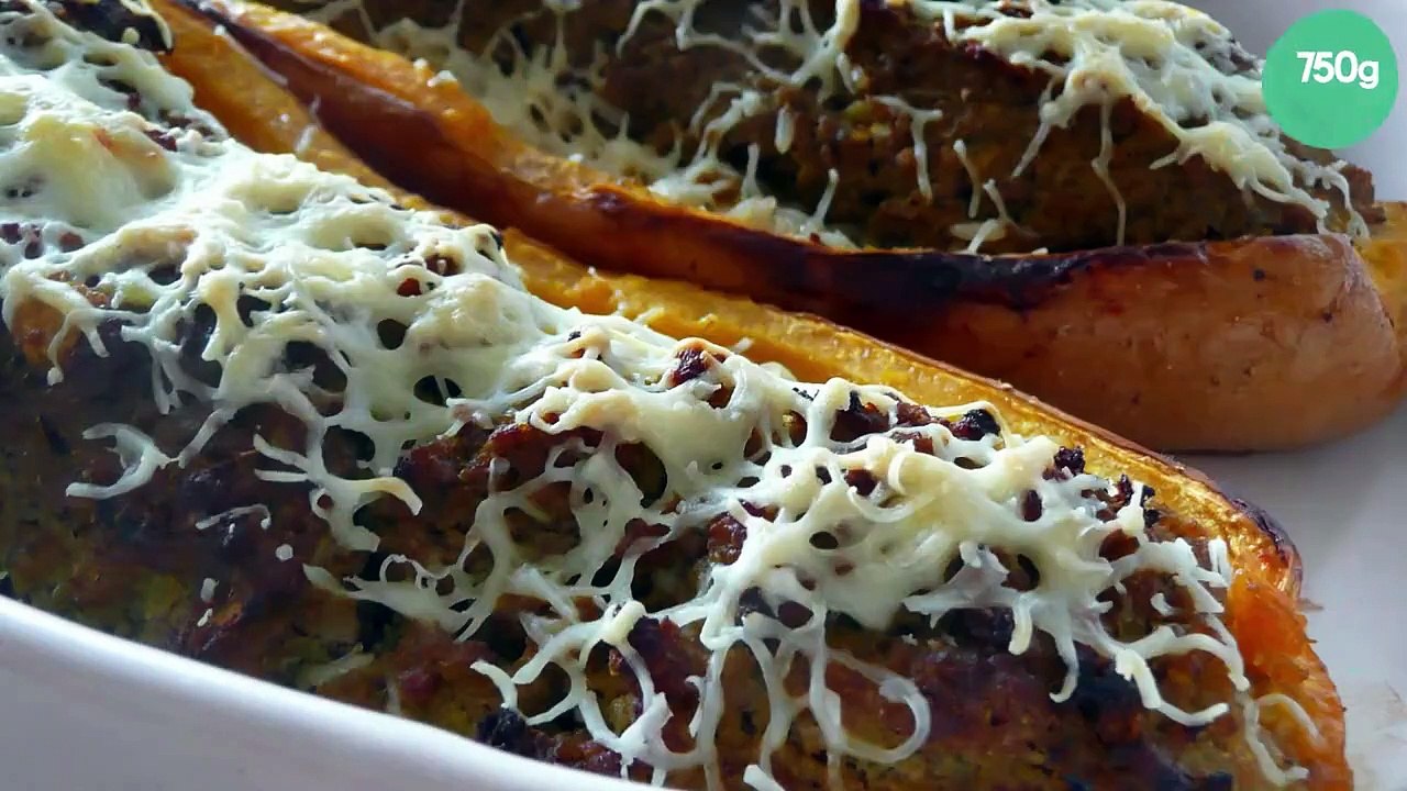 Courge butternut farcie classique