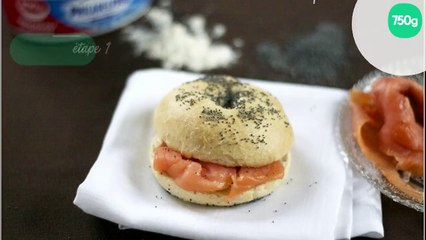 Tải video: Bagels au saumon fumé et fromage frais