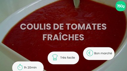 Download Video: Coulis de tomates fraîches