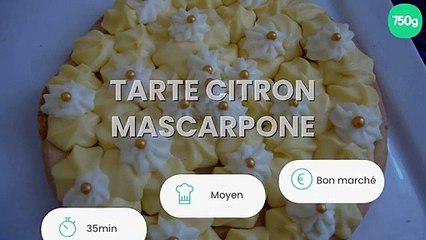 Tarte citron mascarpone