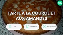 Tarte à la courge et aux amandes