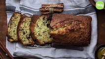 Cake aux amandes, pépites de chocolat à la farine semi-complète