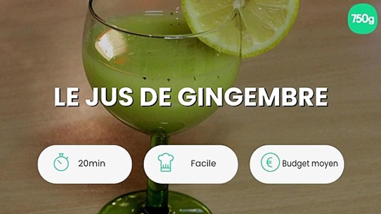 Le jus de gingembre
