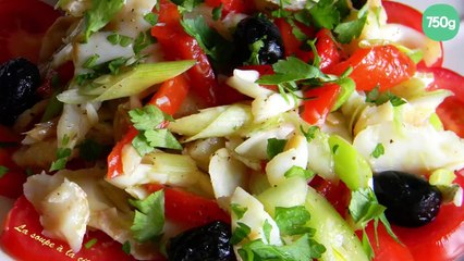 Esqueixada - Salade catalane à la morue