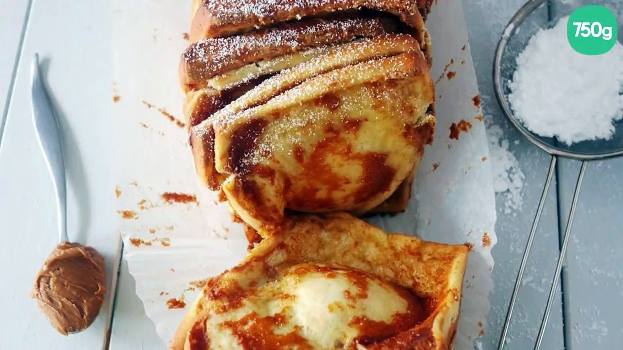 Brioche à effeuiller à la pâte de Spéculoos