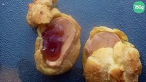 Gougères au foie gras et chutney de figues