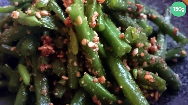 Haricots verts au sésame
