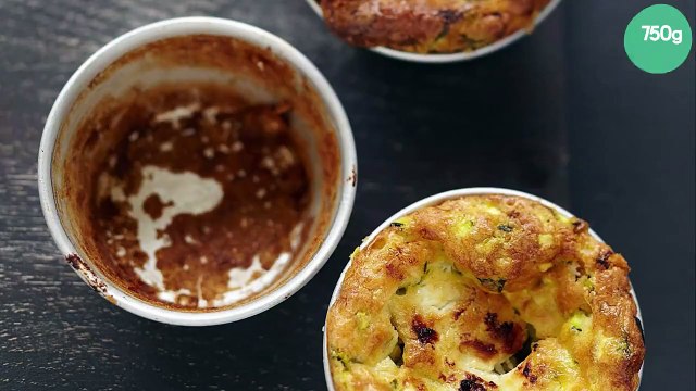 Mini-clafoutis de courgettes