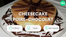 Cheesecake poire-chocolat