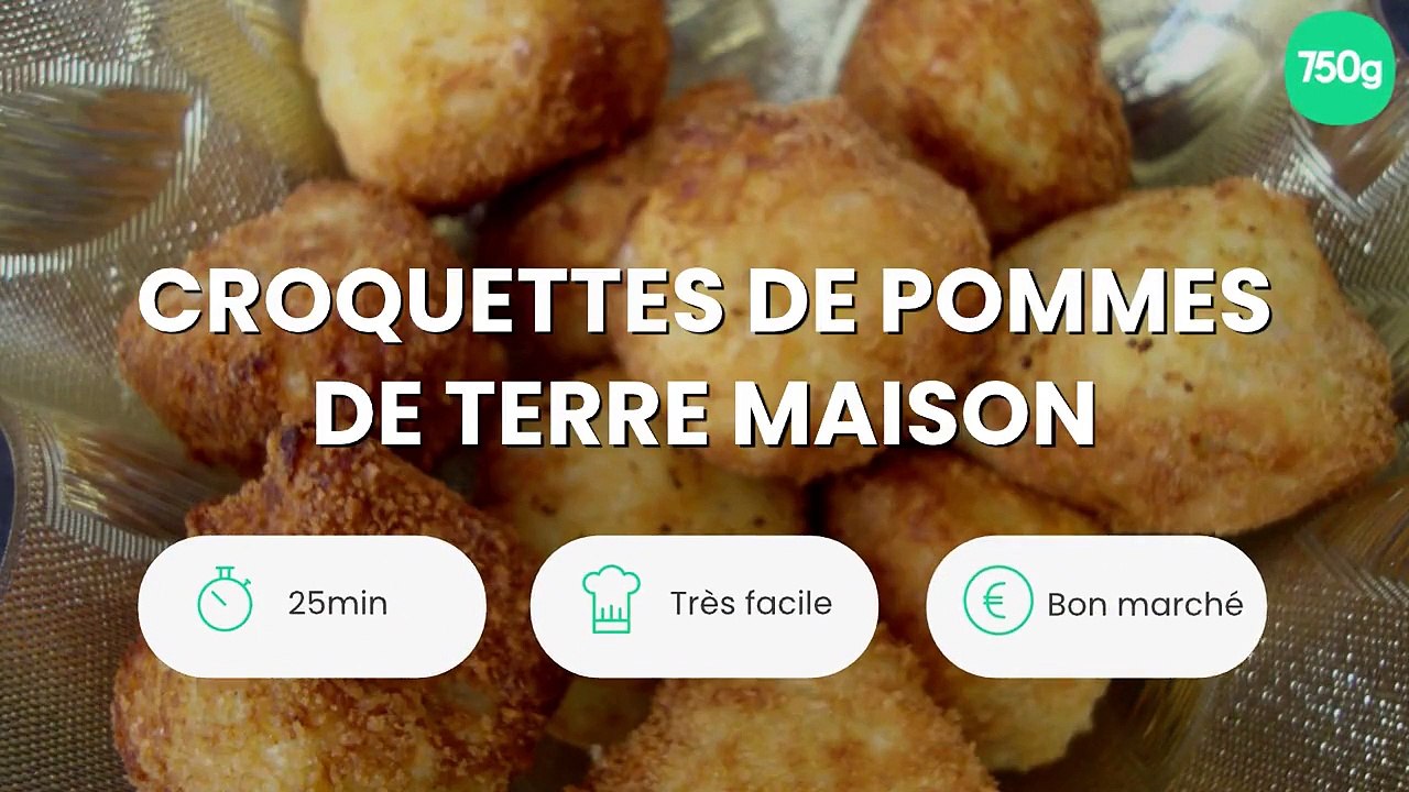 Croquettes de pommes de terre maison