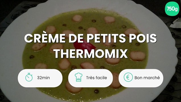Crème de petits pois Thermomix