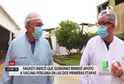 Sagasti sobre vacuna peruana anticovid: Es una fantasía usarla sin haber hecho ensayos clínicos