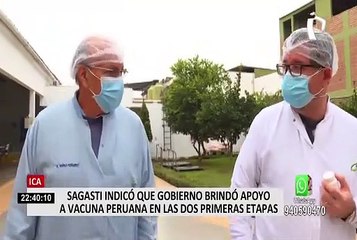 Sagasti sobre vacuna peruana anticovid: Es una fantasía usarla sin haber hecho ensayos clínicos