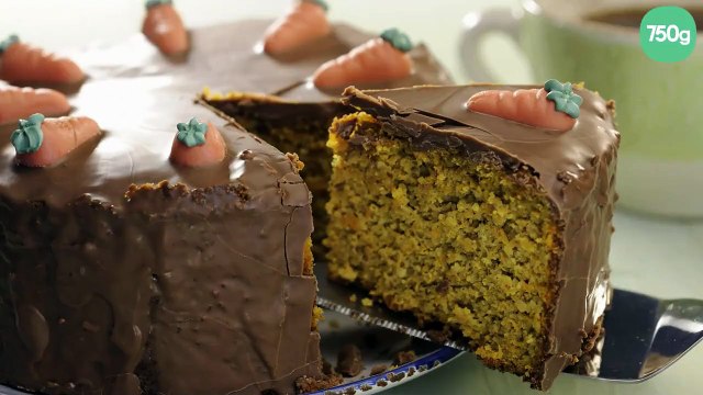 Carrot cake glaçage chocolat