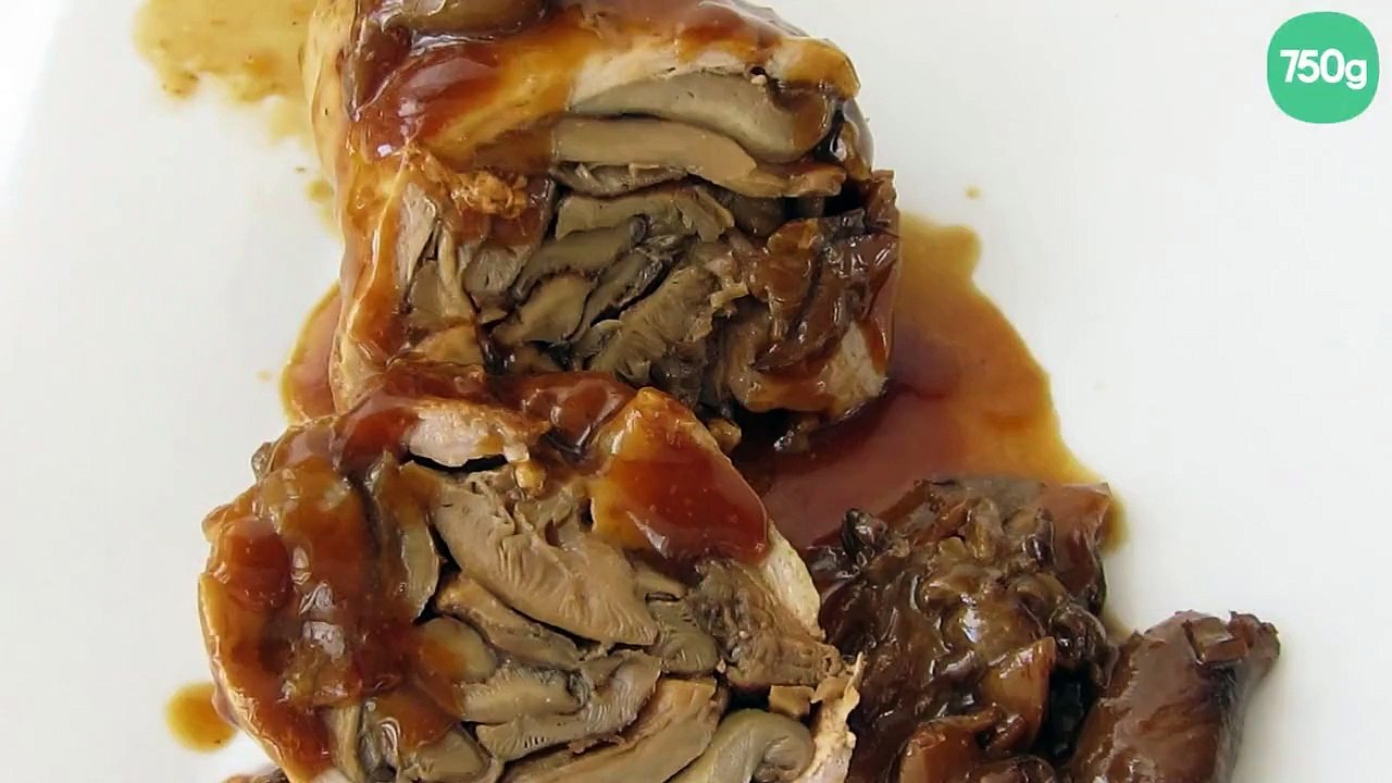 Lapin farci aux champignons