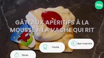 Gâteaux apéritifs à la mousse à la Vache qui rit