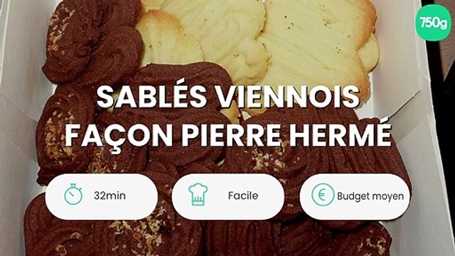 Sablés viennois façon Pierre Hermé