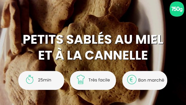Petits sablés au miel et à la cannelle