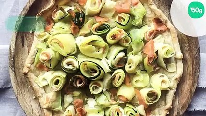 Tarte courgette saumon mascarpone