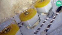 Pannacotta vanille et son coulis d'abricot